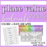 Decimal Place Value Chart Review BUNDLE - Interactive Note