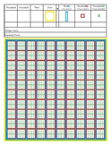 Decimal Place Value Coloring Grid - Intervention