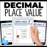 Decimal Place Value Quick Check Google Forms