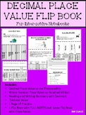 Decimal Place Value Flipbook for Interactive Notebooks