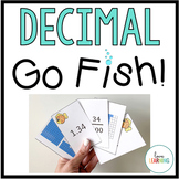 Decimal Place Value "Go Fish" Game: Standard, Word, and Ex