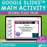 Decimal Place Value Google Slides | 5th Grade Math Review 