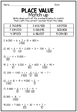 Decimal Place Value Into The Thousandths - 3 Free Worksheets