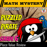 Decimal Place Value Math Mystery Activity Game - 6th Grade