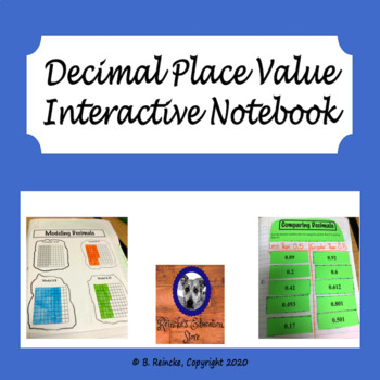 Preview of Decimal Place Value Notebook/Journal (5.2A, 5.NBT.3)