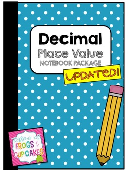Preview of Decimal Place Value Notebook BUNDLE