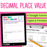 Decimal Place Value Practice, Review and Assessment for Go