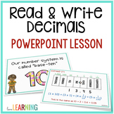 Decimal Place Value Slides Lesson: Standard, Word, and Exp