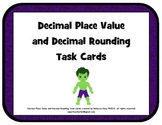 Decimal Place Value and Rounding Task Cards