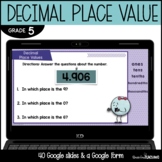 5th Grade Math Decimals Place Value | Digital Decimal Plac