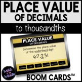 Decimal Place Value through Thousandths Digital Task Cards