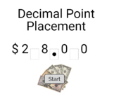 Decimal Point Placement Practice with Money Boom Cards