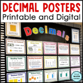 Decimal Posters and Digital Books - Math Reference Sheets 