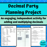 Decimal Project "Party Planning"