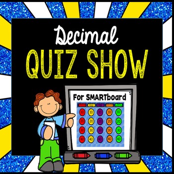 Preview of Decimal Quiz Show! A review game for SMARTboard
