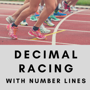 Preview of Decimal Racing With Number Lines