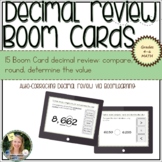 Decimal Review Boom Cards: Distance Learning Task Cards