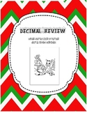 Decimal Review: Holiday Color By Number