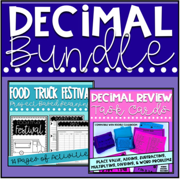 Preview of Decimal Review and Decimal Project 