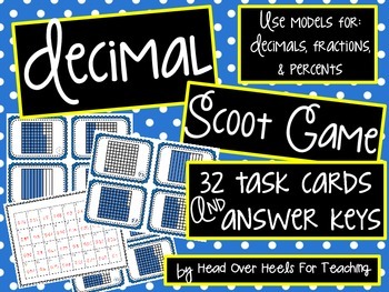 Preview of Decimal Scoot Game {Task Cards}