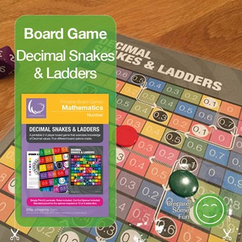 Preview of Decimal Snakes and Ladders Board Game