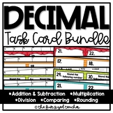 Decimal Operations Task Card Bundle