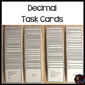Preview of Decimal Task Cards