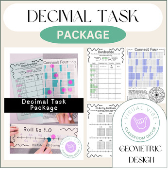 Preview of Decimal Task Package