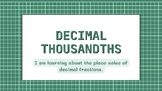 Decimal Thousandths