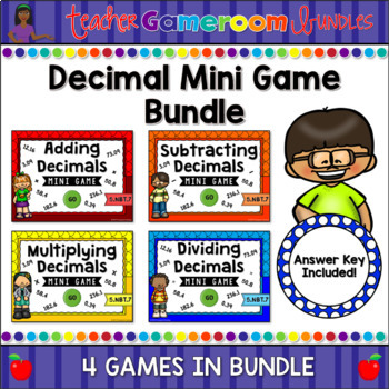 Preview of Decimal Unit Mini Game Set