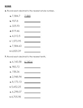 Decimal Value & Expanded Form - Version 1 by Exploring Elementary Math