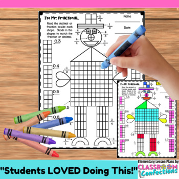 Decimals Worksheet By Elementary Lesson Plans