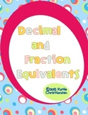 Decimal and Fraction Equivalents Puzzle