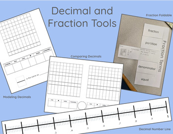 Preview of Decimal and Fraction Tools (Growing Bundle)