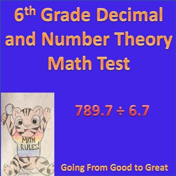 Preview of Decimal and Number Theory Math Test