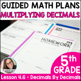 Decimal by Decimal Multiply 5th Gd Guided Math Worksheets 