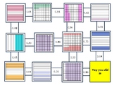 Decimal review (visual models) worksheets (adding, comparing)