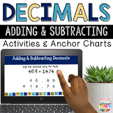 Decimals: Adding and Subtracting Math Activities Google Cl