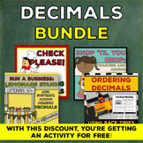 Decimals Bundle: Real World Tasks {Save 20% - Get an activ