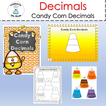 Preview of Decimals - Candy Corn Decimals