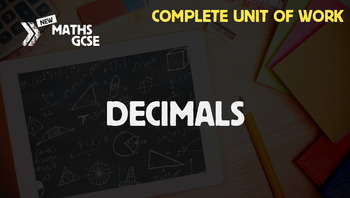 Preview of Decimals - Complete Unit of Work
