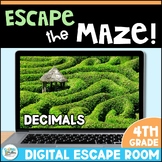 Decimals Digital Escape Room - Escape the Maze