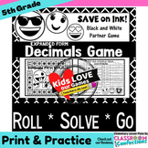 Decimals Expanded Form Game: 5.NBT.A.3a: 5th Grade Math Game