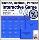 Fractions, Decimals and Percents Game