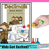 Decimals Game: 4th Grade Math Center (possibly 3rd & 5th) 