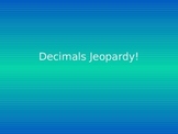 Decimals Jeopardy