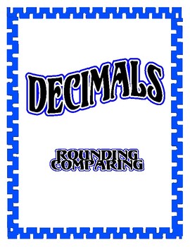 Preview of Decimals Lesson Unit - Rounding and Comparing Decimals