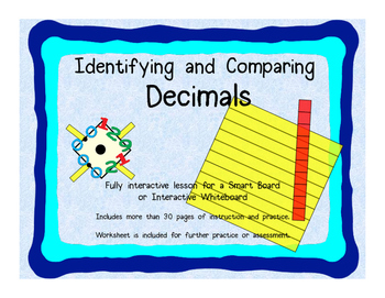 Preview of Decimals Lesson for Smart Board or Interactive Whiteboard