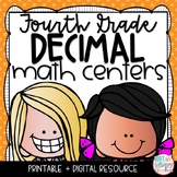 Decimals Math Centers FOURTH GRADE