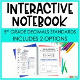Decimals Math Interactive Notebook: 5th Grade Math NBT Standards